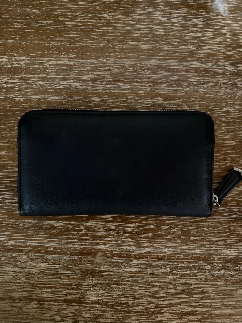 RARE FENDI PYTHON Black Wallet/Clutch with Snake-Print Eye Accents